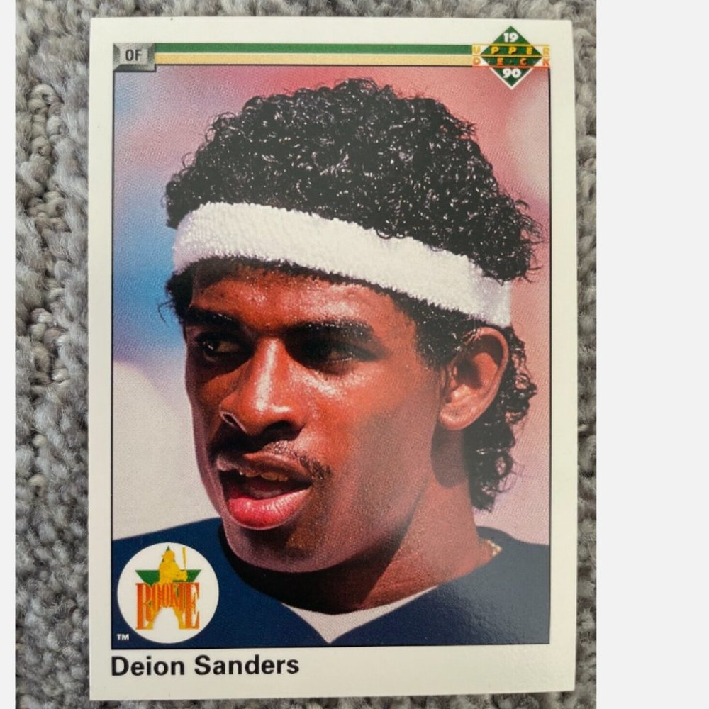 1990 Upper Deck - #13 Deion Sanders Rookie Card